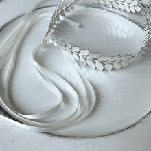 画像をギャラリービューアに読み込む, 金銀大人なリーフの冠 ウェディングヘッドドレス シルバー ヘッドアクセ 髪飾り【リーフの冠】