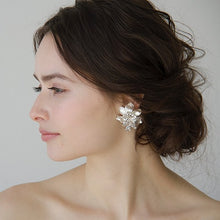 画像をギャラリービューアに読み込む, ブライダル ウエディング ヘアアクセサリー イヤリング wedding 【アザレアイヤリング】
