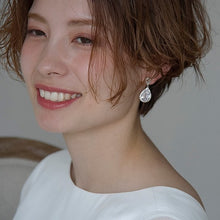 画像をギャラリービューアに読み込む, ブライダル ウェディング ウエディングアクセサリー ピアス【ドロップピアス】