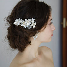 画像をギャラリービューアに読み込む, ブライダル ウエディング ヘアアクセサリー イヤリング wedding 【アザレアイヤリング】