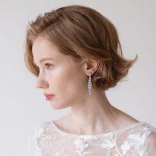 画像をギャラリービューアに読み込む, ブライダルピアス ウエディングアクセサリ− パーティーにも ウエディングピアス イヤリング【クレオパトラ】