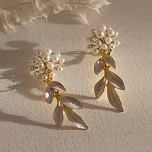 画像をギャラリービューアに読み込む, ブライダル ウエディングアクセサリ−ブライダル イヤリング/ピアス wedding 【ブルンモル】