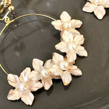 画像をギャラリービューアに読み込む, 人気のトレゾアシリーズに新作イヤリング/ピアス wedding ブライダルアクセ 【トレゾアフープイヤリング2】