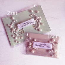 画像をギャラリービューアに読み込む, ブライダル ウェディング ウエディング【 Uピンタイプ木の実モチーフパール2個1setヘッドアクセ オフホワイト】