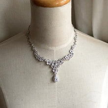 画像をギャラリービューアに読み込む, ブライダル ウェディング ウエディングアクセサリー ネックレスセット ブライダル 品質良い【フルールブーケセット】