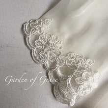画像をギャラリービューアに読み込む, ブライダル ウェディング ウエディングショートグローブ【レース付】
