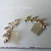 画像をギャラリービューアに読み込む, ブライダル ウェディング ウエディング 和装 成人式 パーティ 髪飾り ヘッドドレスヘアアクセ【蔦モチーフgold】