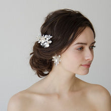 画像をギャラリービューアに読み込む, ブライダル ウエディング ヘアアクセサリー イヤリング wedding 【アザレアイヤリング】