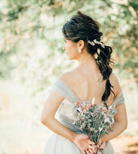 画像をギャラリービューアに読み込む, ブライダル ウエディングヘアアクセサリー ウェディングヘッドドレス wedding 【ブリリアント】