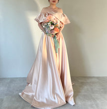 画像をギャラリービューアに読み込む, ウエディングドレス|オーバルパウダリーピンクドレス　oval powdery dress（東京・白金台アトリエ試着）
